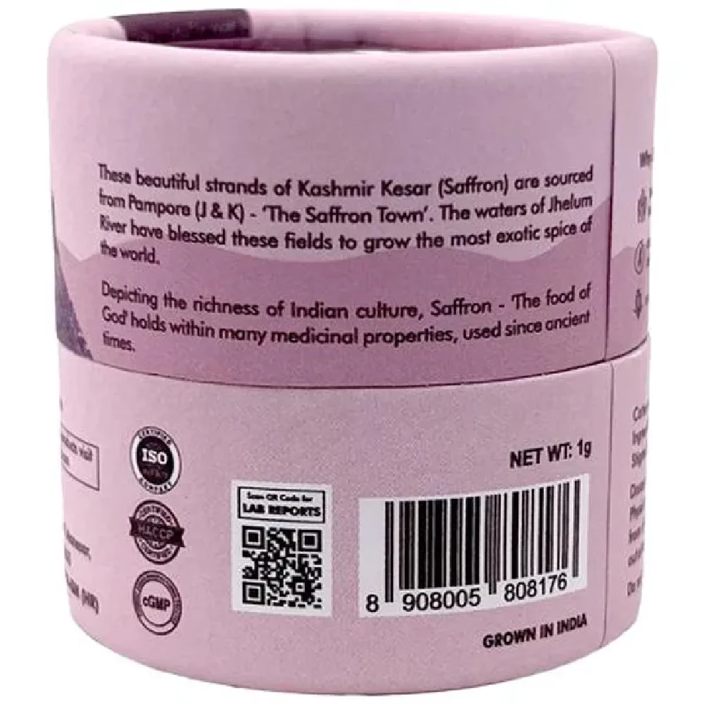 Jivika Naturals Kashmir Kesar-Saffron - 100percent Natural, 1 g-2.webp